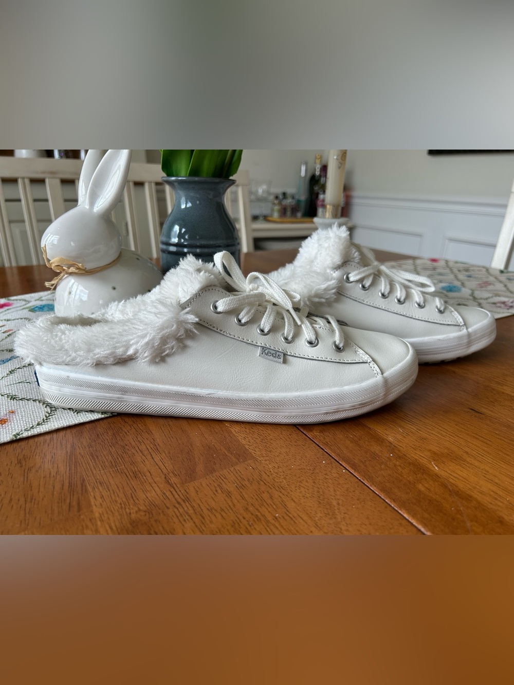 Keds Kickstart Women's Faux-Fur Lined Sneakers: 9B
